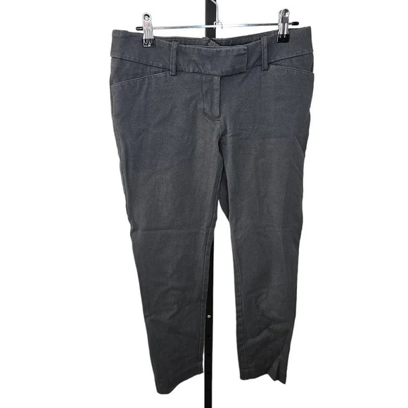 Mossimo  Womens Gray Crop Pants Size 4 - Picture 1 of 4